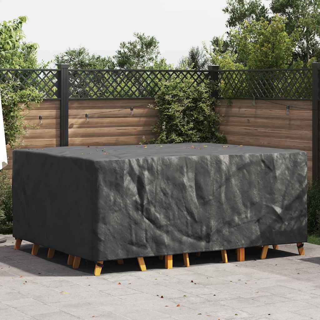 Outdoor Furniture Cover Black 220 x 190 x 85 cm 420D